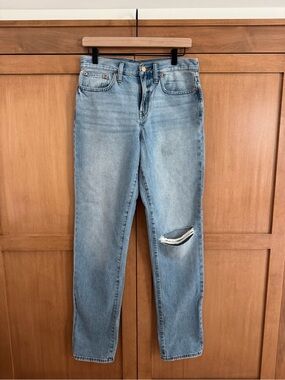 J.Crew Cuffed Slouchy Boyfriend Jeans Clear Indigo – Size 26